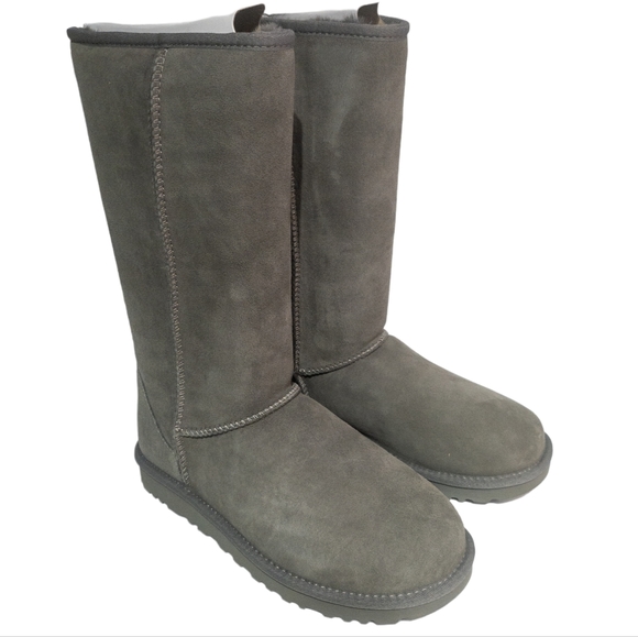 UGG Classic Ii Tall Shearling Boot Grey - Picture 7 of 9